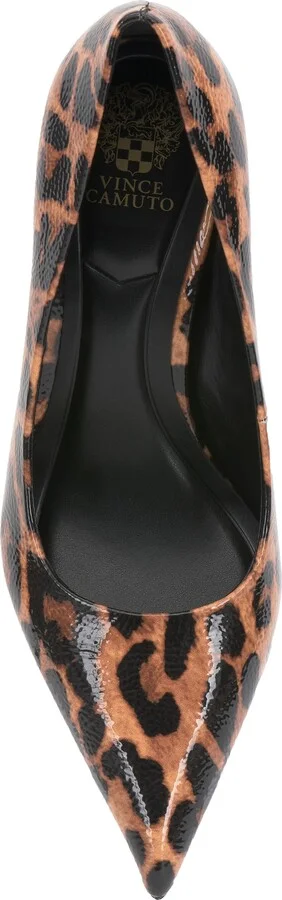 Paislie Leopard Print Patent Pump - Image 5
