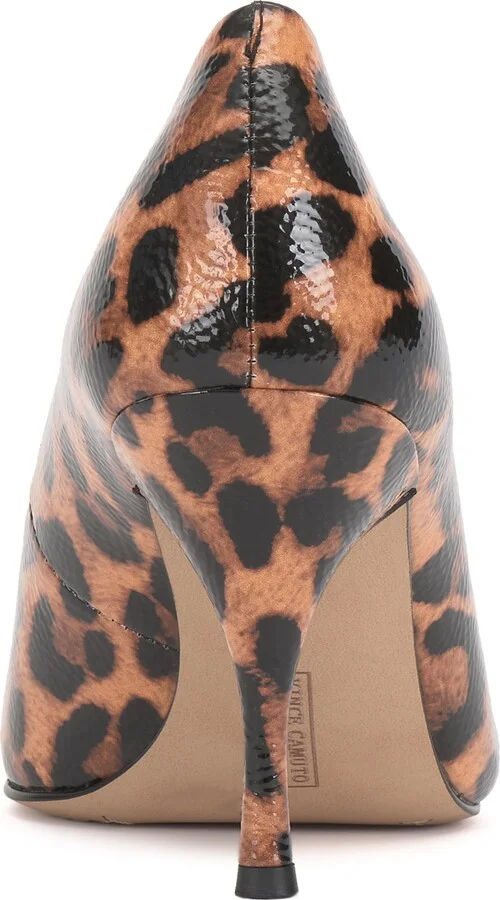 Paislie Leopard Print Patent Pump - Image 7