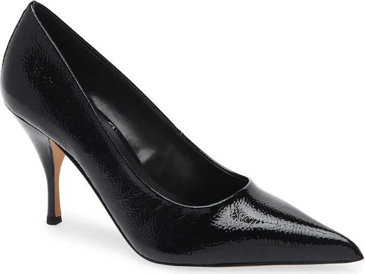 Paislie Leopard Print Patent Pump