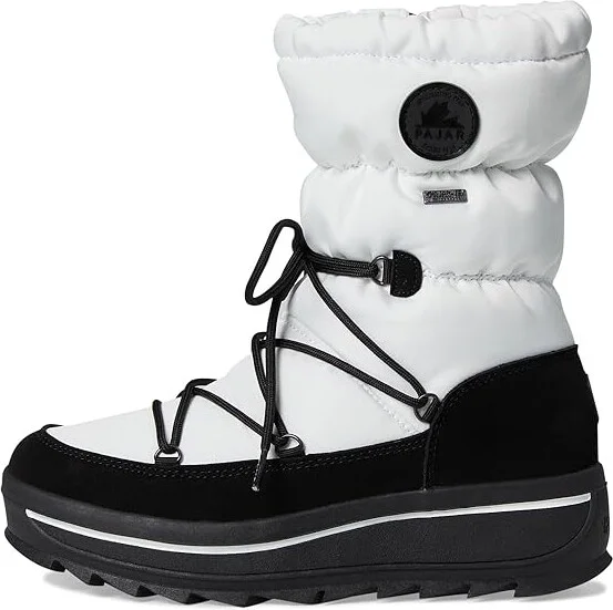 Pajar CANADA Taya High Women's Shoes White : 7.5 M, Leather - Image 6