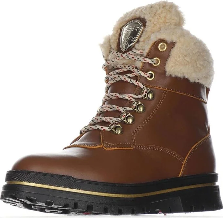 PAJAR Women's Casual Outdoor Winter Snow Leather Waterproof Lace-Up Maya Boots