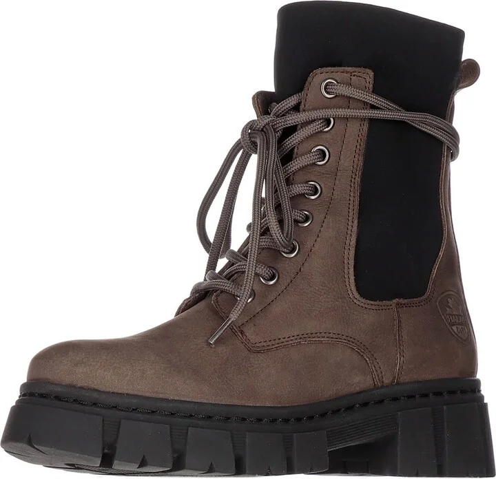 PAJAR Women's Casual Outdoor Winter Snow Waterproof Leather Upper Front Lace-Up Closure Ankle Veloce Boots Shoes