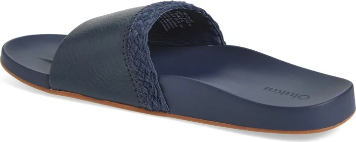 Pākea Leather Slide Sandal - Image 2