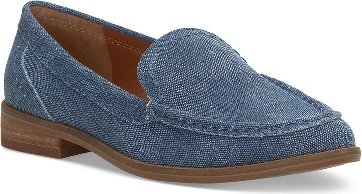 Palani Womens Leather Slip-On Loafers