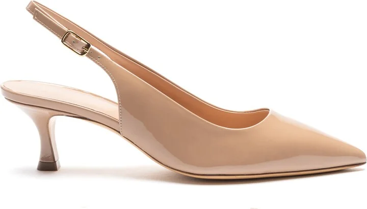 Palerma Pointed Toe Kitten Heel Slingback Pump - Image 2