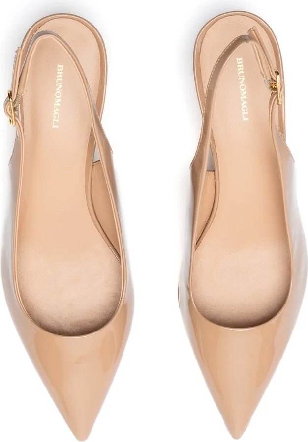 Palerma Pointed Toe Kitten Heel Slingback Pump - Image 3