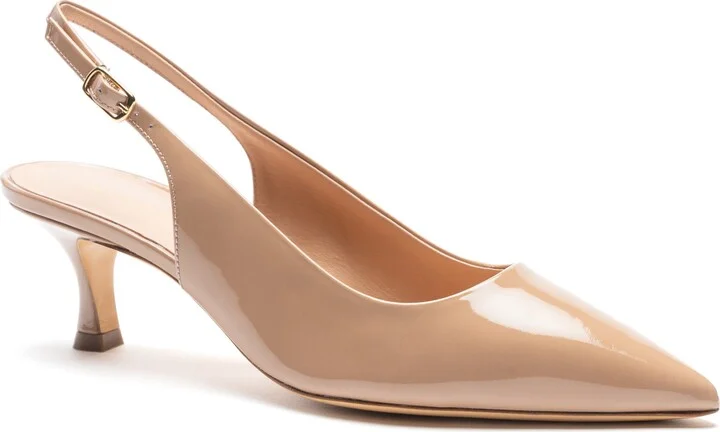 Palerma Pointed Toe Kitten Heel Slingback Pump