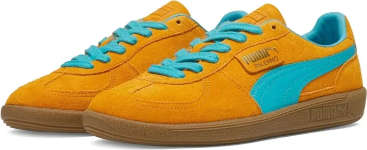 Palermo "Dark Cheddar/Bright Aqua" sneakers - Image 2