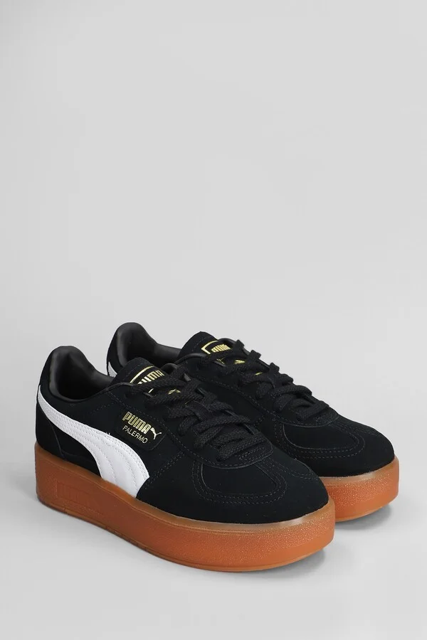 Palermo Elevata Wns Sneakers In Black Suede - Image 2