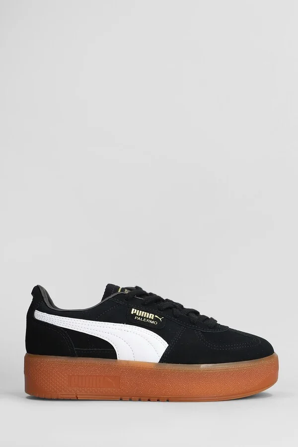 Palermo Elevata Wns Sneakers In Black Suede