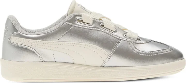 Palermo metallic-leather sneakers