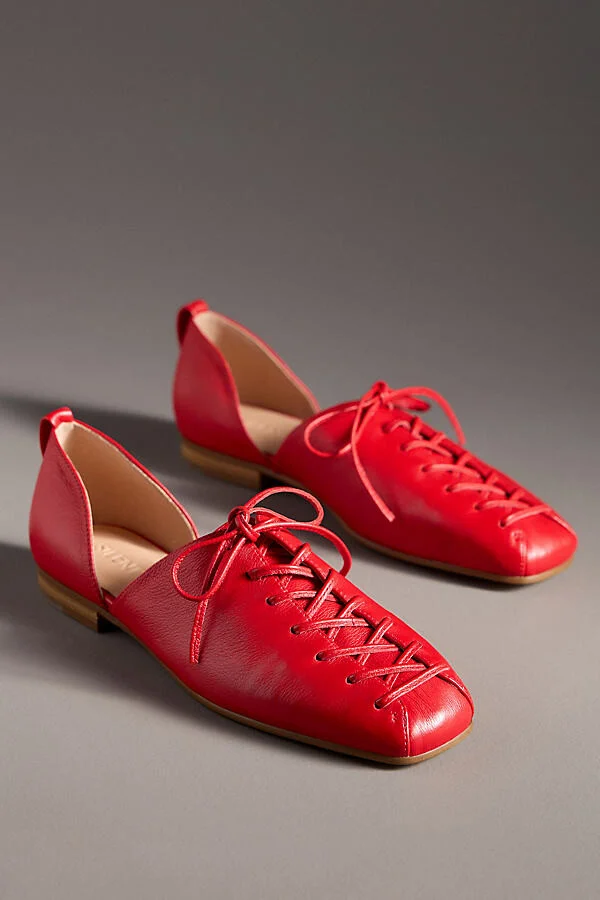 Palkie Lace-Front Flats