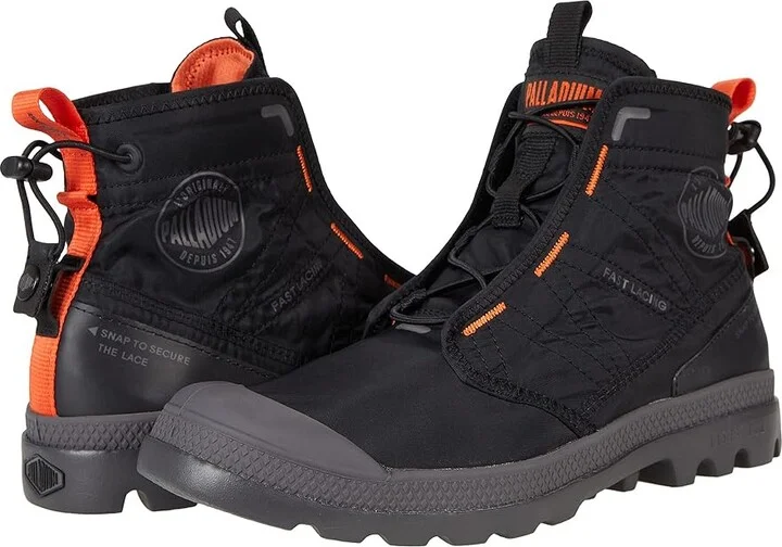 Palladium Pampa Travel Lite Shoes Black : Men's 6 - Women's 7.5 Medium, Textile