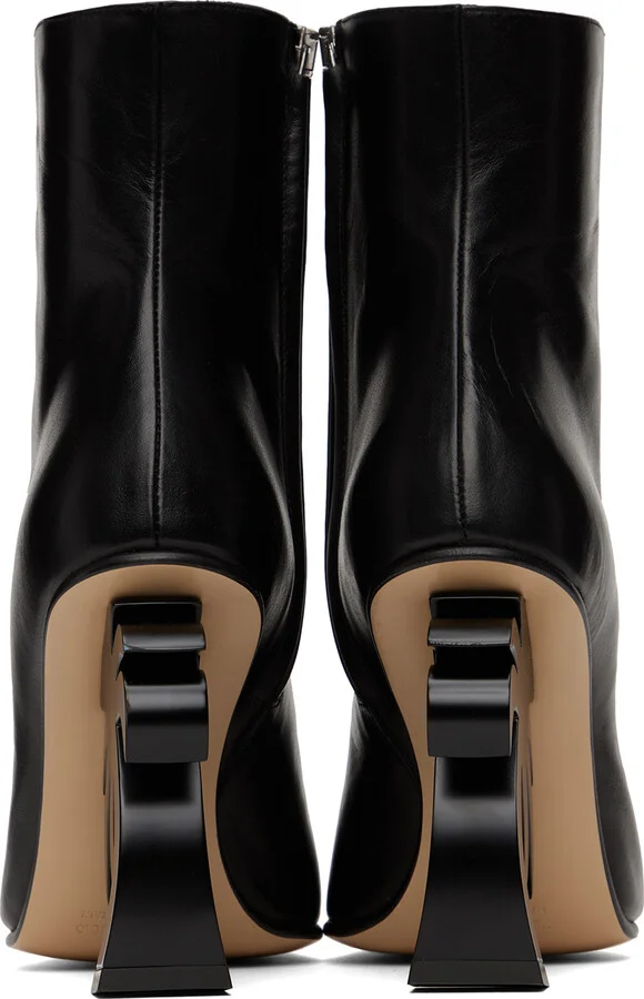 Palm Angels Black Palm Heel Boots - Image 2