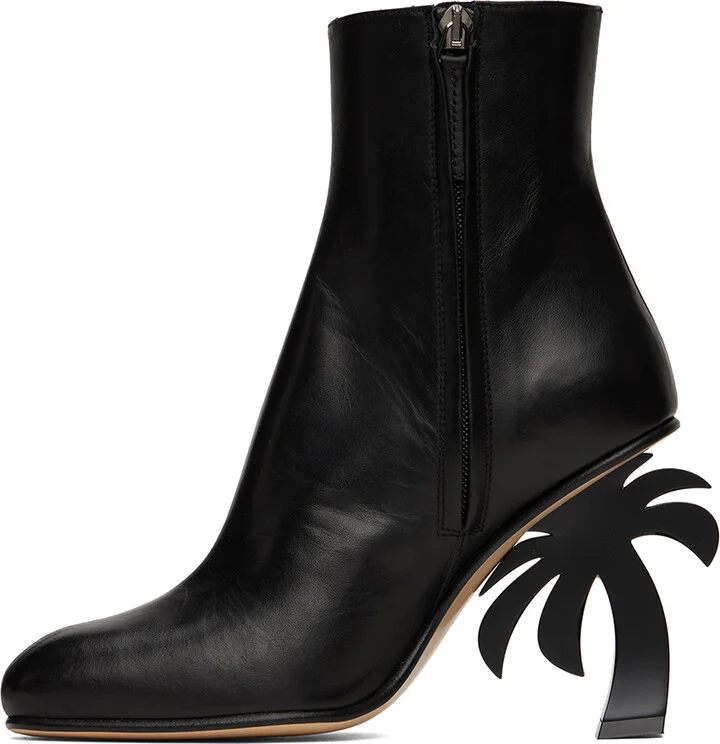 Palm Angels Black Palm Heel Boots - Image 3