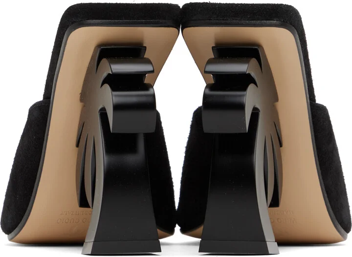 Palm Angels Black Palm Mules - Image 2