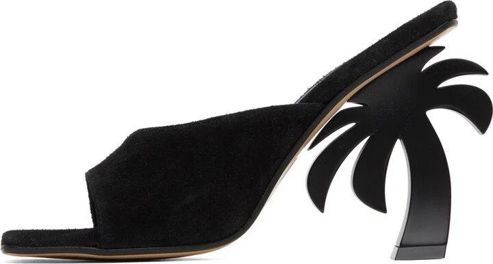 Palm Angels Black Palm Mules - Image 3