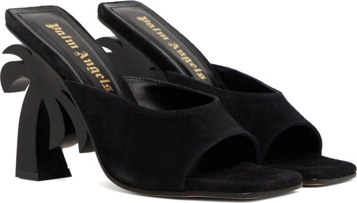 Palm Angels Black Palm Mules - Image 4