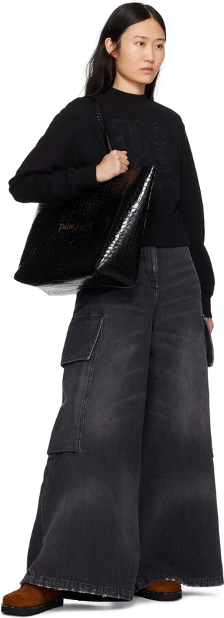 Palm Angels Brown Studded 'PA' Mules - Image 5