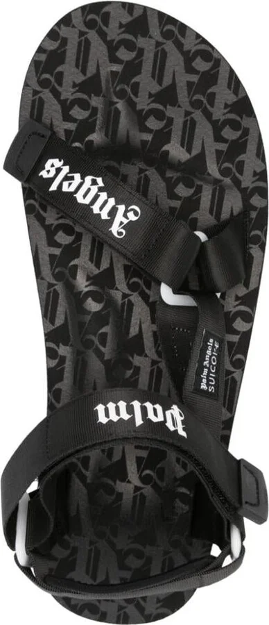 Palm Angels Depa Logo-Print Sandals - Image 4