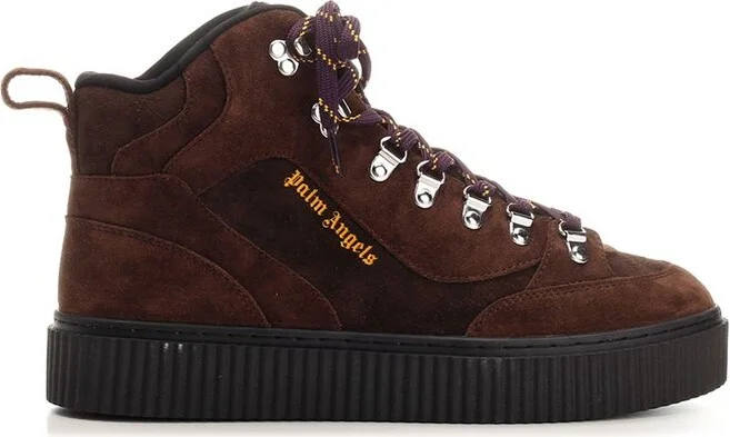 Palm Angels Lace-Up Hiking Boots