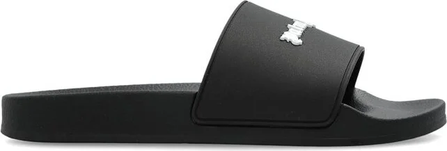 Palm Angels Logo Embossed Slippers