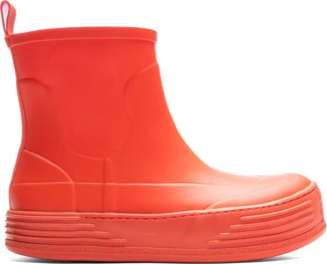 Palm Angels Logo Embossed Snow Boots
