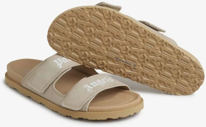 Palm Angels Logo Nubuck Sandals - Image 4