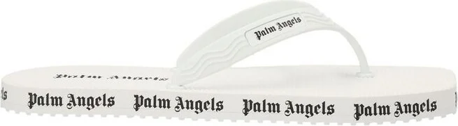 Palm Angels Logo Printed Flop Flips