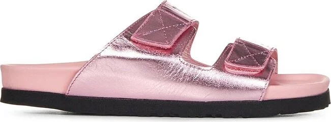 Palm Angels Logo Printed Slip-On Sandals