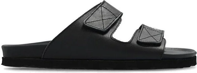 Palm Angels Logo-Printed Strap Sandals