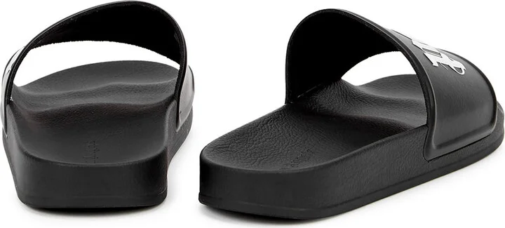 Palm Angels Logo Rubber Sliders - Image 3