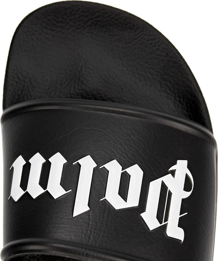 Palm Angels Logo Rubber Sliders - Image 4