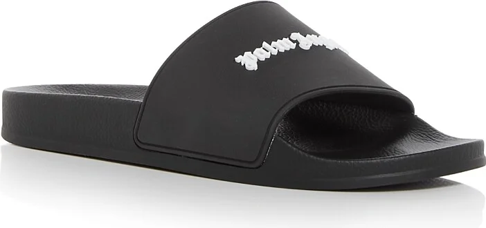 Palm Angels Men's Classic Logo Pool Slides