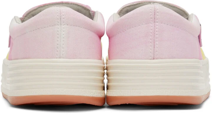 Palm Angels Multicolor Canvas Stripe Sneakers - Image 2