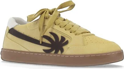 Palm Angels New Palm 1 Suede Ocher Yellow - Brown - Image 2