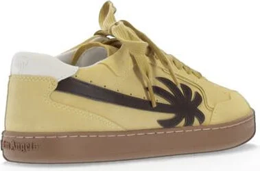 Palm Angels New Palm 1 Suede Ocher Yellow - Brown - Image 3