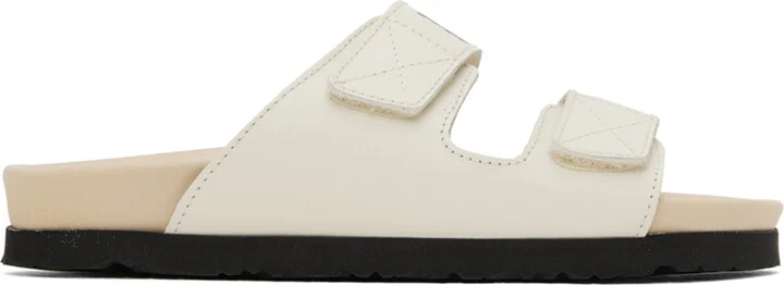 Palm Angels Off-White Logo Sandals