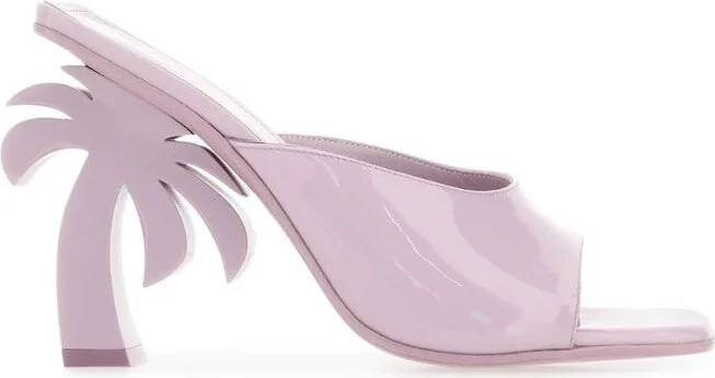 Palm Angels Palm Detailed Heeled Sandals