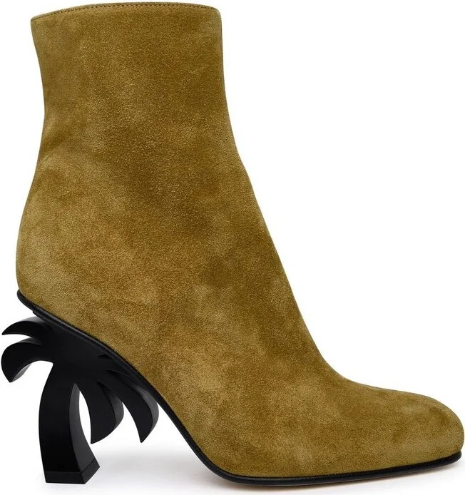 Palm Angels Palm-Heel Round Toe Boots