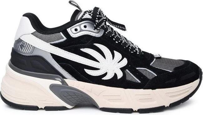 Palm Angels The Palm Runner Round Toe Sneakers