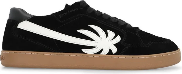 Palm Angels Venice Leather Low-Top Sneakers