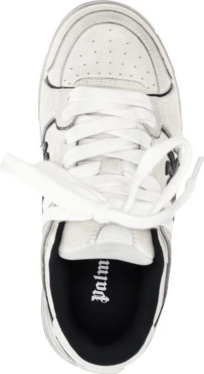 Palm Angels Venice Worn Out Sneakers White - Black - Image 4