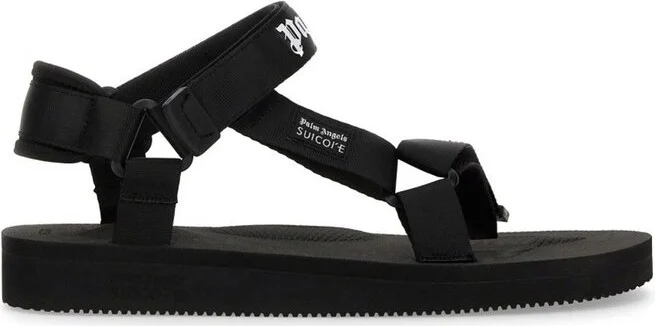 Palm Angels X Suicoke Depa Logo Printed Sandals