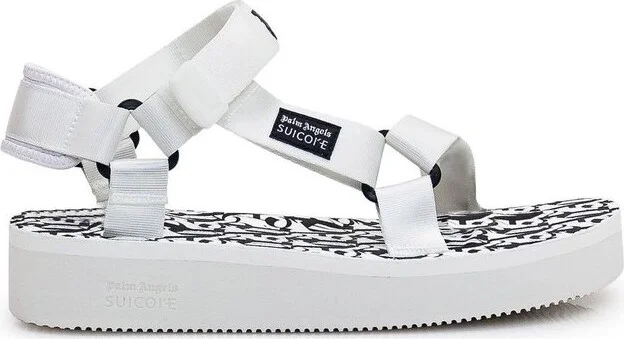 Palm Angels X Suicoke Depa Logo-Printed Strap Sandals