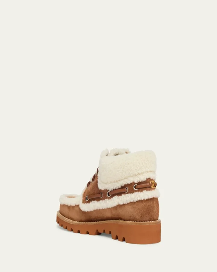 Palm Avenue Desert Goat Shearling Booties - Image 2