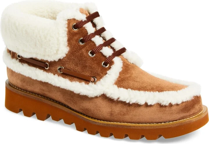 Palm Avenue Genuine Shearling Desert Boot