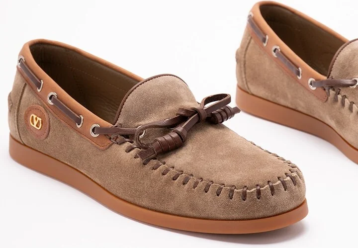 ` Palm Avenue` Leather Boat Shoes - Image 2