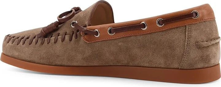 Palm Avenue Suede And Leather Loafers - Image 3