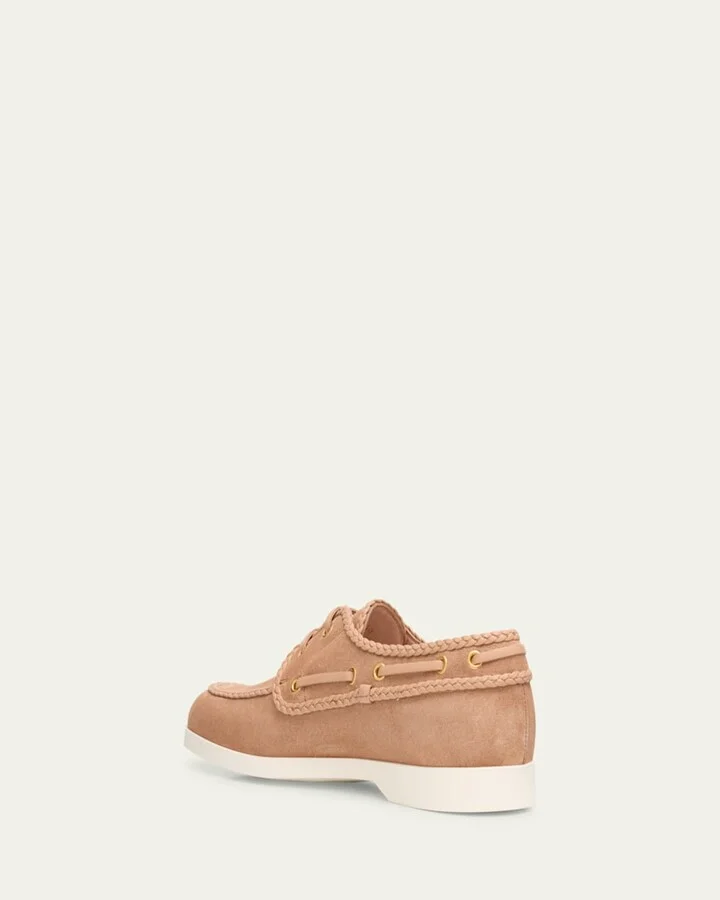 Palm Avenue Suede Boat Loafers - Image 4